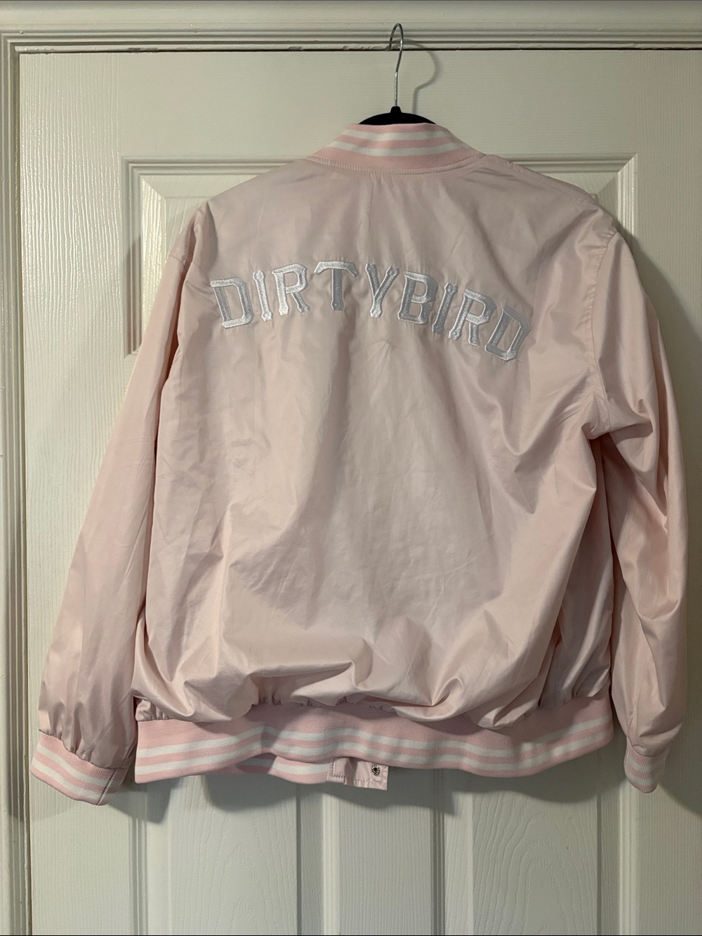 Dirtybird Pink Varsity Bomber Jacket